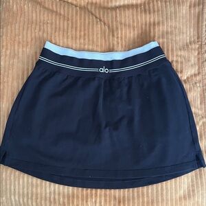 Alo Navy Black Skort